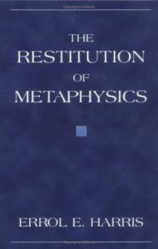 Hardcover The Restitution of Metaphysics Book