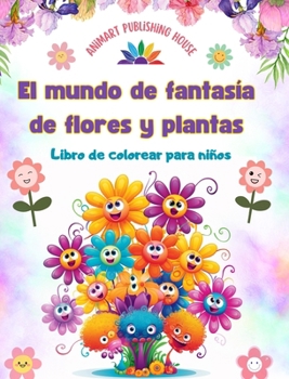 El mundo de fantasía de flores y plantas - Libro de colorear para niños - Las criaturas más adorables de la naturaleza: Colección de creativas y adora