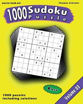 Paperback Sudoku: 1000 Easy 9x9 Sudoku, Vol. 3 Book