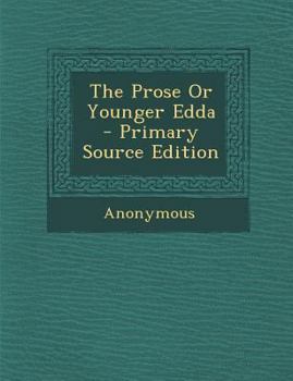 Paperback The Prose or Younger Edda Book