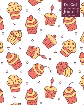 Dot Grid Journal: Notebook Planner with Cupcakes Themed Cover Design