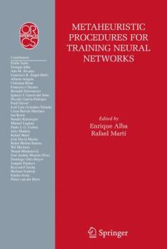 Paperback Metaheuristic Procedures for Training Neural Networks Book