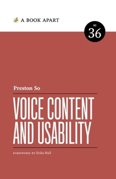 Paperback Voice Content and Usability Book