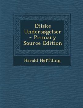 Paperback Etiske Undersogelser [Danish] Book