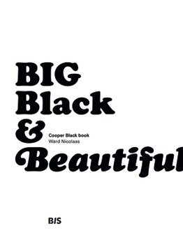 Hardcover Big Black & Beautiful: Cooper Black Book