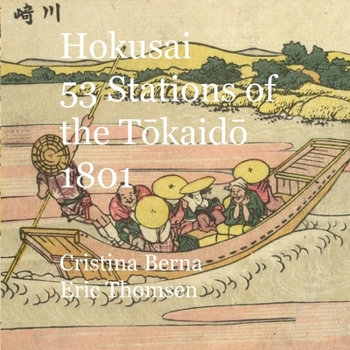 Paperback Hokusai 53 Stations of the Tōkaidō 1801 square Book