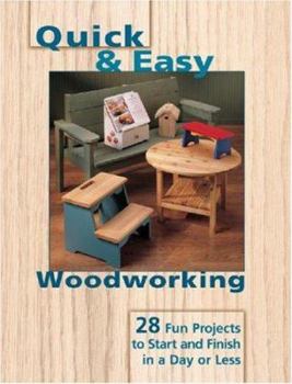 Paperback Quick & Easy Woodworking Book