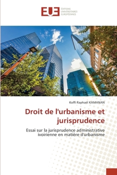 Paperback Droit de l'urbanisme et jurisprudence [French] Book