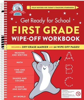 Spiral-bound Get Ready for School: First Grade Wipe-Off Workbook Book