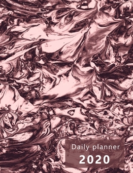 Daily Planner: Large, 1 day per page. Daily Schedule, Goals, To-Dos, Assignments and Tasks. Includes Gratitude section, Meal planner, Mood and Water ... (Purple foil look. Soft matte cover).