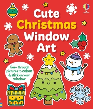 Paperback Cute Christmas Window Art Book