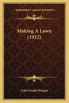 Paperback Making A Lawn (1912) Book