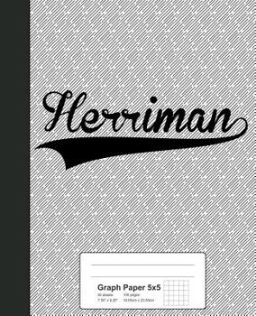 Paperback Graph Paper 5x5: HERRIMAN Notebook Book