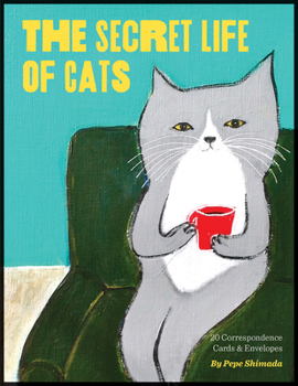 Gift The Secret Life of Cats Correspondence Cards: (Funny Kitty Portrait Flat Cards by Japanese Artist, Cards with Cute and Weird Cat Illustrations) Book