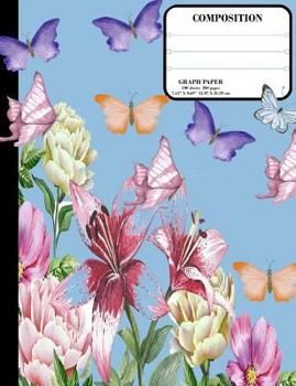 Paperback Butterflies Graph Paper Composition Notebook Book