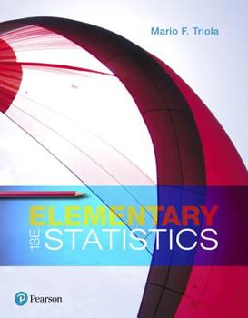 Hardcover Elementary Statistics Book