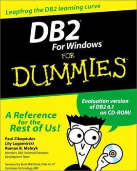 Paperback DB2 for Windows for Dummies [With CDROM] Book