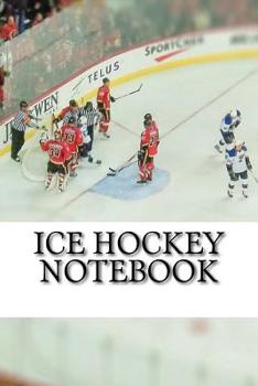 Paperback Ice Hockey Notebook Book