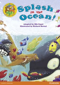 Paperback Jamboree Storytime Level A: Splash in the Ocean Little Book [Portuguese_Brazilian] Book