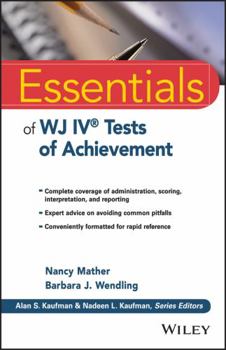 Paperback Essentials of Wj IV Tests of Achievement Book