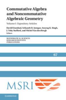 Hardcover Commutative Algebra and Noncommutative Algebraic Geometry Book
