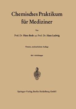 Paperback Chemisches Praktikum Für Mediziner [German] Book