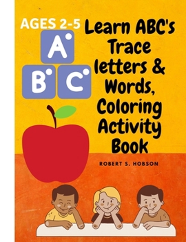 Paperback For The First Time: Learn ABC's Trace letters & Words, Coloring Activity Book