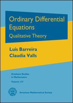 Hardcover Ordinary Differential Equations: Qualitative Theory Book