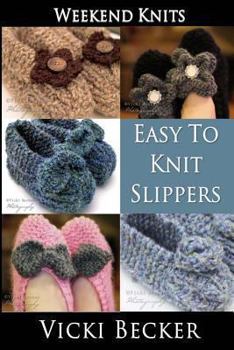 Paperback Easy To Knit Slippers Book