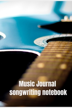 Paperback Music Journal Songwriting Notebook Book