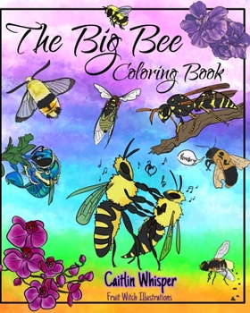 Paperback The Big Bee Coloring Book: Educational fun for all Book