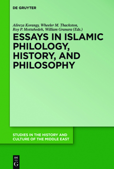 Hardcover Essays in Islamic Philology, History, and Philosophy Book