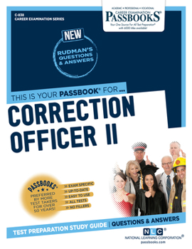 Paperback Correction Officer II (C-838): Passbooks Study Guide Volume 838 Book