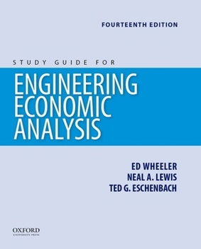 Paperback Engineering Economic Analysis 14th Edition: Study Guide Book