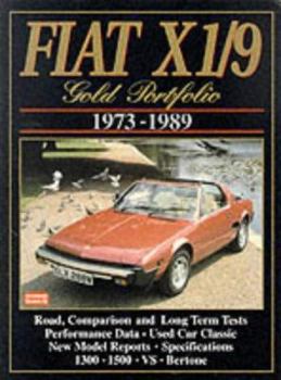 Paperback Fiat X1/9 Gold Portfolio 1973-1989 Book