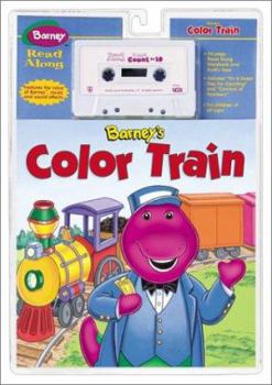 Paperback Barney's Color Train [With Book] Book