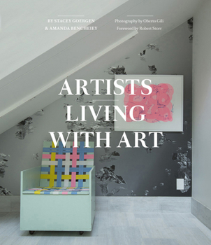 Hardcover Artists Living with Art Book