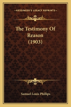 The Testimony of Reason