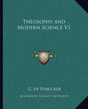 Paperback Theosophy and Modern Science V1 Book
