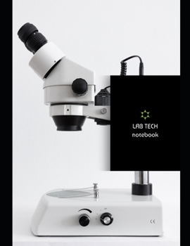 Lab Tech Notebook, 120 Page Blank Lined Journal