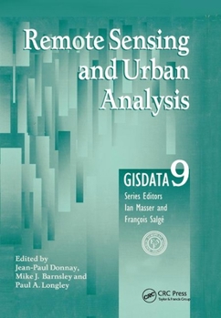 Paperback Remote Sensing and Urban Analysis: Gisdata 9 Book