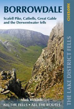 Paperback Walking the Lake District Fells - Borrowdale: Scafell Pike, Catbells, Great Gable and the Derwentwater fells Book