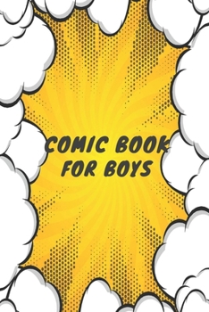 Paperback Comic Book for boys: Blank Comic Book for boys Lovers / Write and Draw Your Own Comics for boys Gift, Variety of Templates for Creative (Co Book