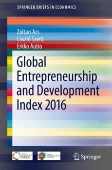 Paperback Global Entrepreneurship and Development Index 2016 Book