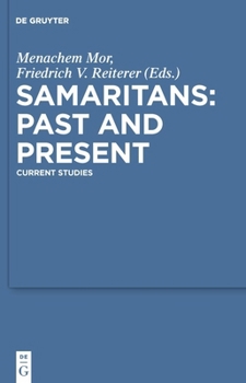 Hardcover Samaritans - Past and Present: Current Studies Book