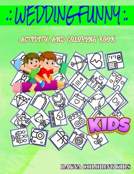 Paperback Wedding Funny: Bible, Cupid, Bible, Diamond, Gift Bag, Rose, Altar, Altar For Kids Picture Quizzes Words Activity And Coloring Books Book