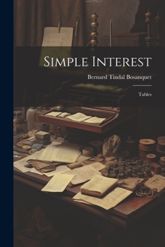 Paperback Simple Interest: Tables Book