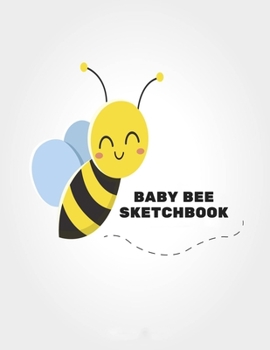 Paperback Bee SketchBook: Sketchbook for bee lovers - Composition Size (8,5"x11") Book