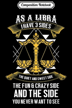 Composition Notebook: Fun Crazy Sweet Libra Birthday Zodiac Gift Journal/Notebook Blank Lined Ruled 6x9 100 Pages