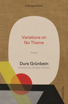 Variations on No Theme: Poems (FSG Poetry)